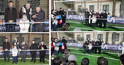 Si Inaugura Il Nuovo Campo Di Calcio Con La Benedizione Del Vescovo