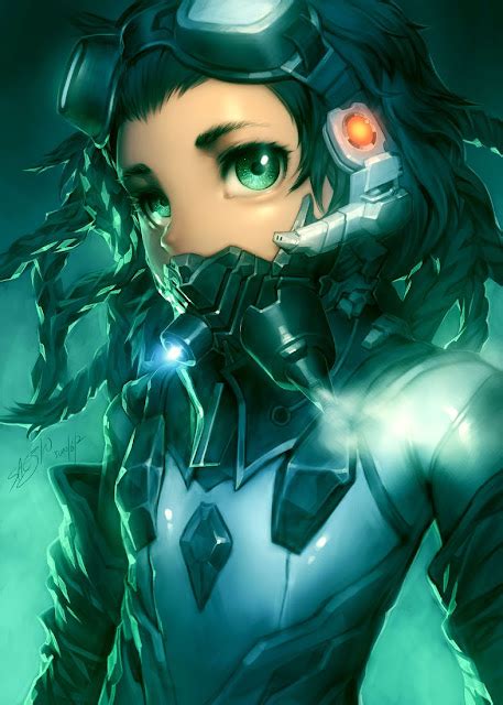 Cyberpunk Anime Girl Animoe