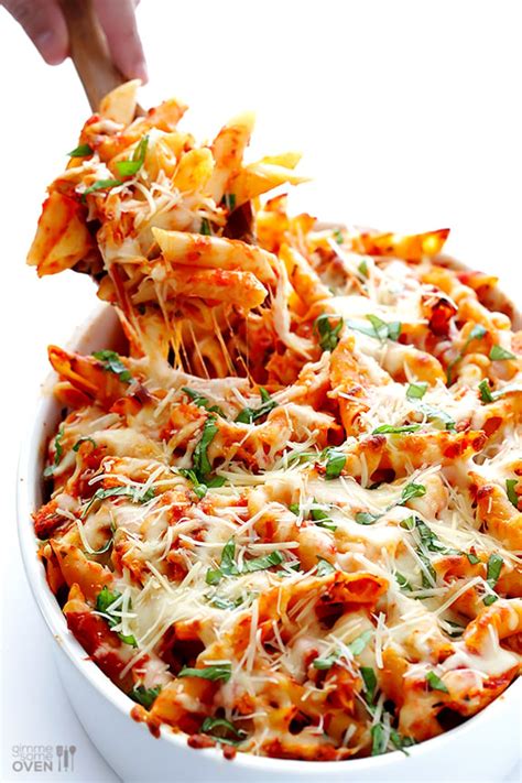 Chicken Parmesan Baked Ziti Gimme Some Oven