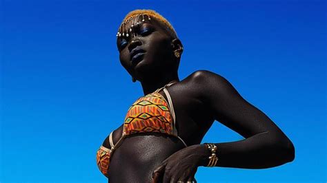 Queen Of The Dark This Sudanese Model Was Told To Bleach Her Skin By