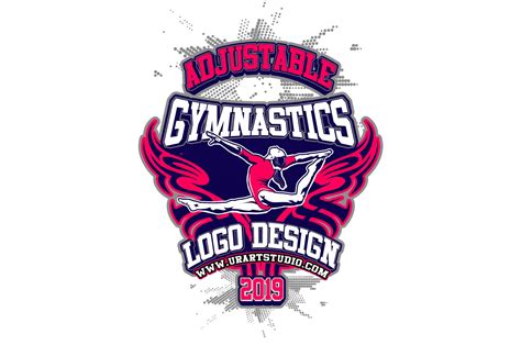 Gymnastics Vector Logo Design For Print Ai Eps Pdf Psd 501 Urartstudio