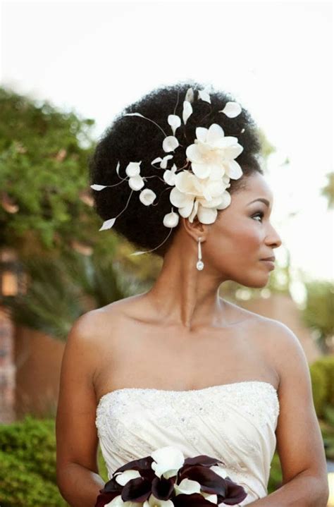 21 Natural Hair Styles For Your Wedding Day Munaluchi Bride