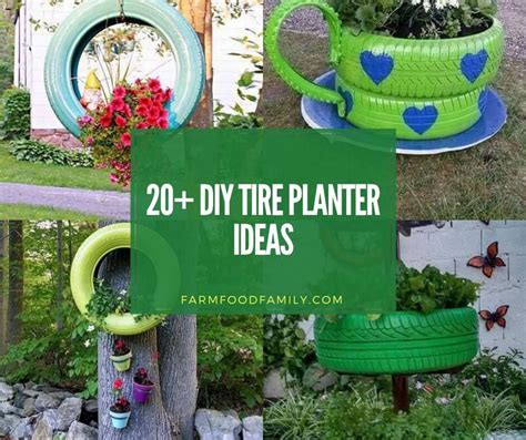 20 Best Diy Tire Planter Flower Pot Ideas And Projects For 2021 Diy
