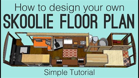 It is equipped with all the things that rv floor plans usually consists of one bathroom, one kitchen, and a few bed for sleeping. School Bus Conversion Floor Plan: Simple Tutorial to Design Your Own Skoolie, Tiny Home, RV ...