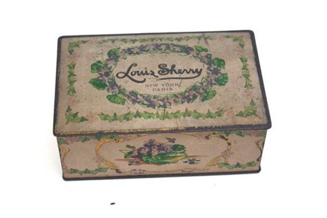 Vintage 1930s Louis Sherry Tin Candy Box By Secondhandnews On Etsy 15