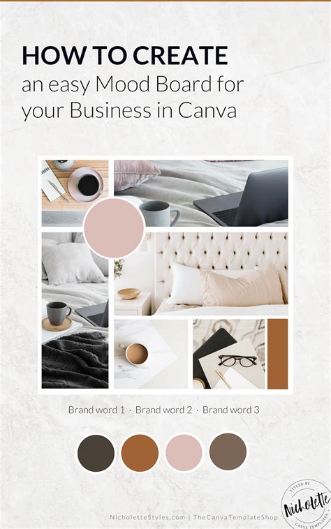 HOW TO CREATE YOUR MOOD BOARD IN CANVA
