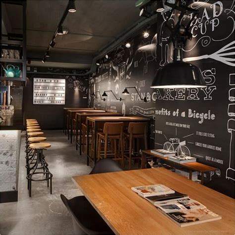 Attractive Small Coffee Shop Design And 50 Best Decor Ideas Industrial