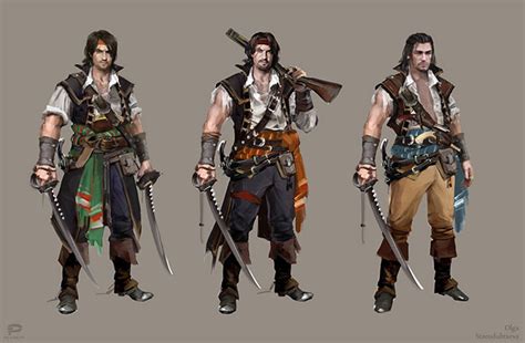 45 Pirate Character Designs In A Diverse Range Of Styles