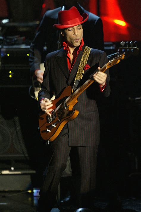 Prince At The Rock And Roll Hall Of Fame Induction Dinner In New York