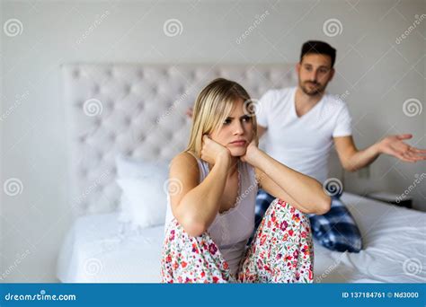 Young Unhappy Couple Having Problems In Relationship Stock Image Image Of Depressed