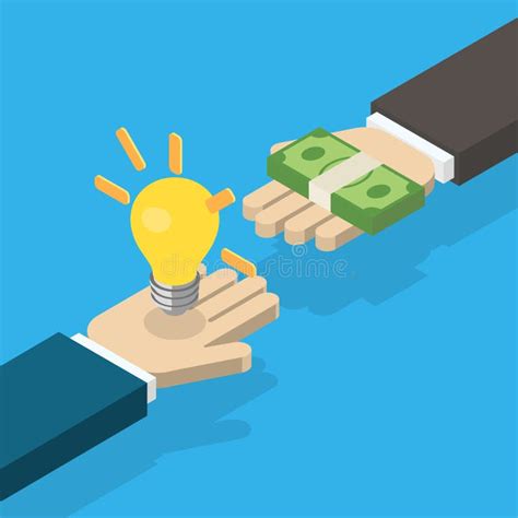 Idea Trading For Money Concept Stock Vector Illustration Of