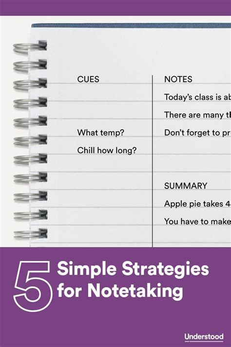 5 Simple Strategies For Note Taking Note Taking Strategies Study