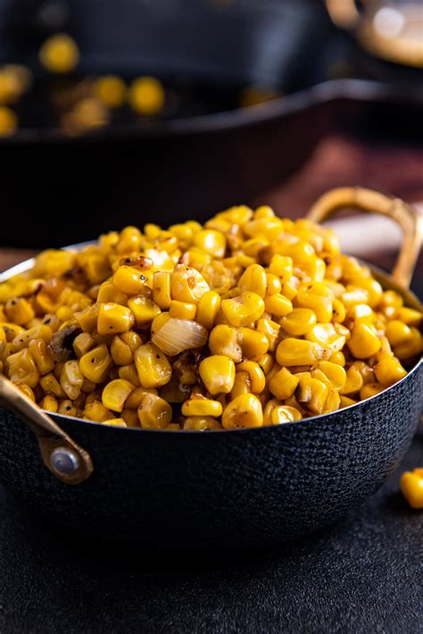 Easy Skillet Fried Corn Recipe Easy Dinner Ideas