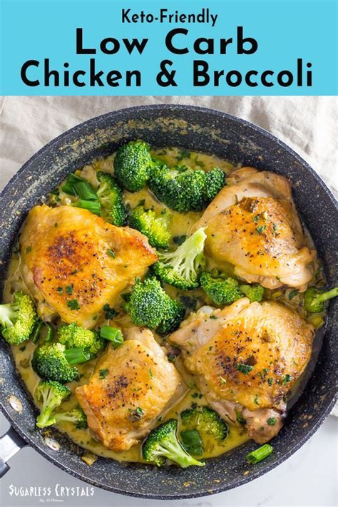 Cook as directed for the chicken above until the shrimp are cooked through. Low Carb Chicken and Broccoli (Keto-Friendly) | Recipe | Low carb chicken, broccoli, Healthy ...