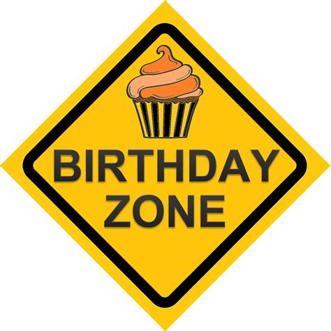 Birthday Zone Cupcake Topper Construction Theme Birthday Party