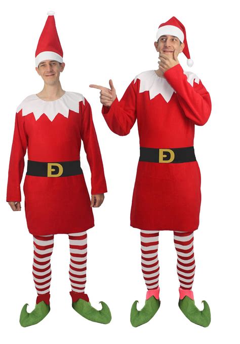 Adults Naughty Elf Santas Shelf Helper Christmas Fancy Dress Costume