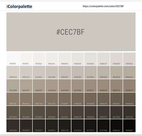 Hex Color Code Cec7bf Pantone Warm Gray 2 Cp Color Information Hsl