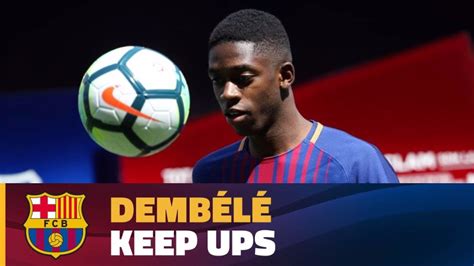YouTube Ousmane Dembélé fue presentado por el Barcelona en el Camp Nou RPP Noticias