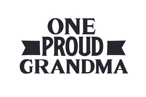 One Proud Grandma Svg Cut File By Creative Fabrica Crafts · Creative
