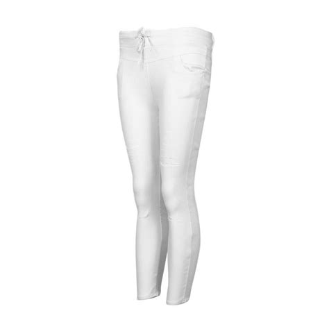 Pencil Pants Morecome Women Skinny Ripped Pants High Waist Stretch Slim Pencil Trousers N Free