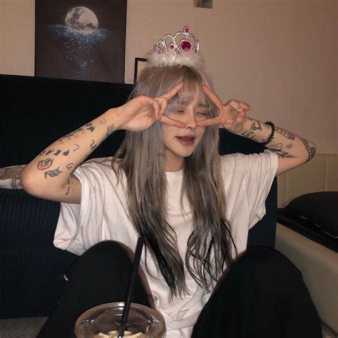 Instagram Post By 효리요리 • Mar 6 2020 At 1 54am Utc Grunge Style Grunge Girl Ulzzang Korean