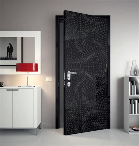 Super Modern Interior Doors With Cool Graphic And Colors Digsdigs