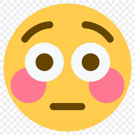Emoji Blushing Flushing Face Sticker Png X Px Emoji Blushing Cheek Embarrassment