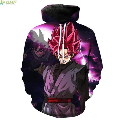 Buy dragon ball z group hoodie at gamestop and browse customer reviews, images, videos and more. Black Goku Super Saiyan Rose Sweatshirts Fashion Harajuku ...