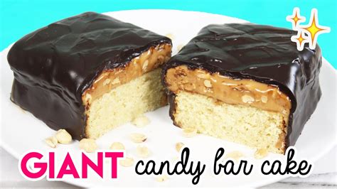 How To Make A Giant Candy Bar Cake Youtube
