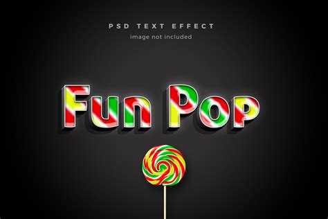 Fun Pop 3d Text Effect Template By Diq Drmwn Thehungryjpeg