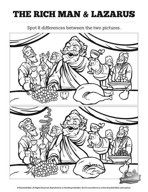 Some of the coloring page names are 8 pics of jesus and lazarus coloring jesus raises lazarus click on the coloring page to open in a new window and print. The Rich Man And Lazarus Pages Coloring Pages