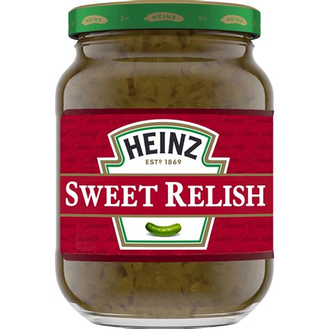 Heinz Sweet Relish 10 Fl Oz Jar