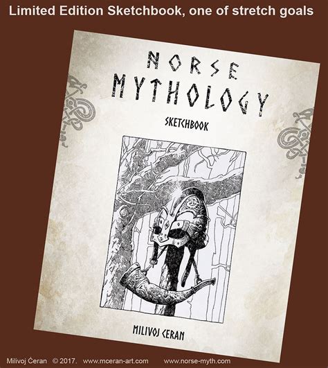 norse mythology art book by milivoj ceran