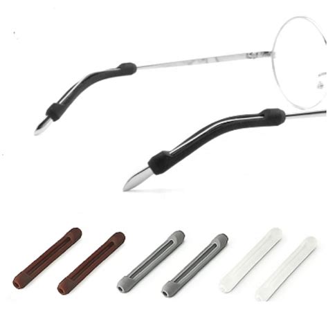 4 Pairs Anti Slip Eyeglass Ear Hooks Sport Grip Cushion Pads Covers Secure Glasses Holders