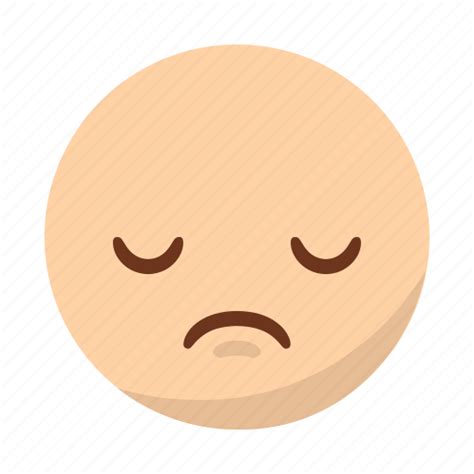 Depressed Disappointed Emoji Emoticon Face Sad Icon