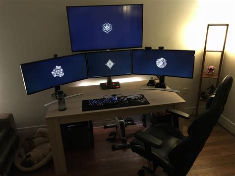 How to set up an office. Office setup, TV addition inspired by this Reddit ...