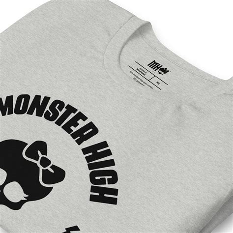Monster High Fang Club Short Sleeve T Shirt In Heather Grey Mattel Creations
