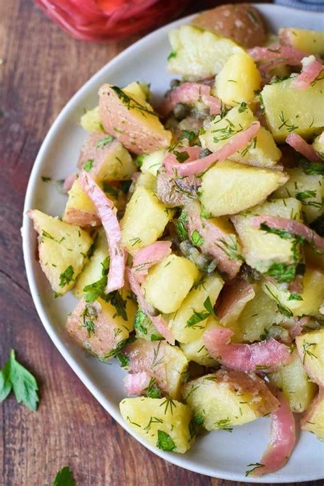 Eat them as a side or as a main served on a salad. The Best Herbed Picnic Potato Salad | Recipe | Potato ...