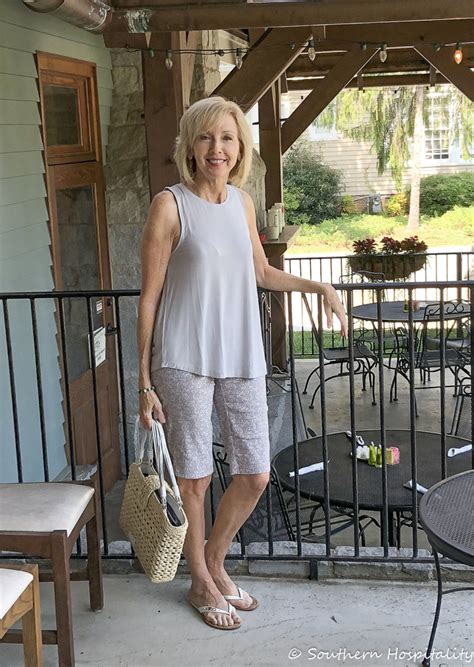 Fashion Over 50 Shorts And Cool Tops Southern Hospitality
