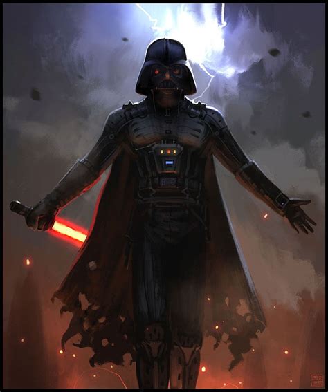 Darth Vader By Hideyoshi Deviantart Starwars Illustration Star Wars