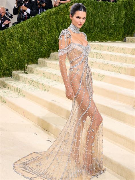 Kendall Jenner Just Wore A Naked G String Dress To The Met Gala