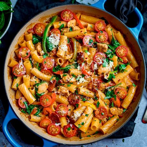 Pasta bakes are also amongst some of my most popular recipes. Cajun Chicken Pasta One Pot - Nicky's Kitchen Sanctuary