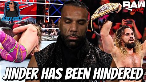 WWE RAW 1 15 24 Review Seth Rollins HINDERS Jinder Mahal YouTube