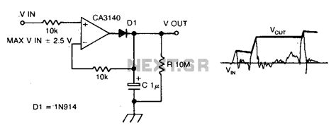 Precision Peakvoltage Detector Under Voltage Detector Circuits 12669