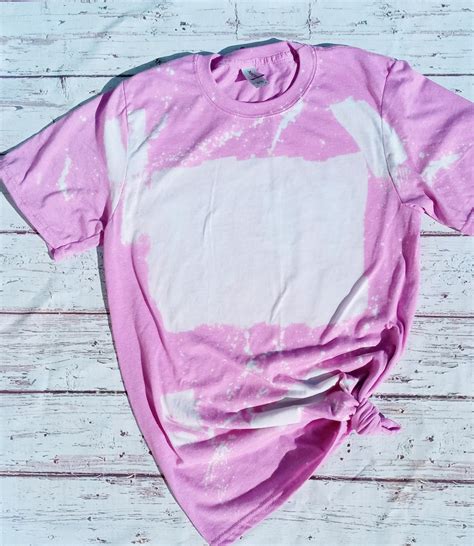 Blank Bleached Shirt For Sublimation Vinyl Ready To Ship Etsy Uk
