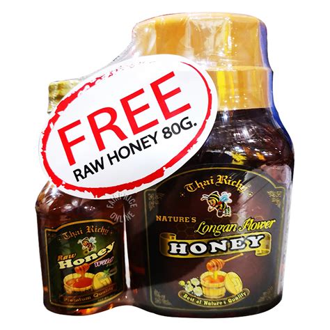 Thai Richy Pure Longan Honey 515g 80g Raw Wild Honey Promotion