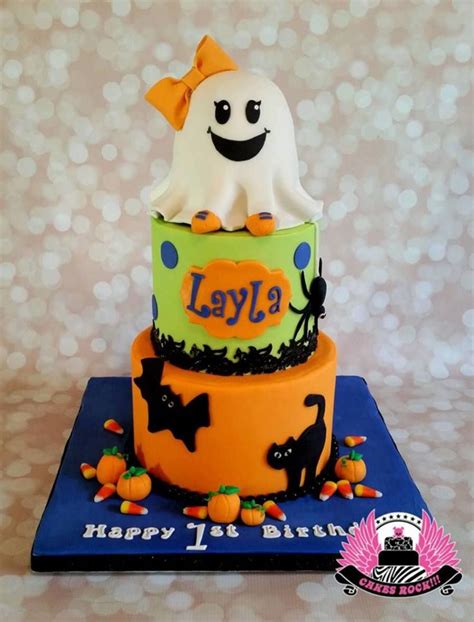 Ghost First Birthday Cake Ghost First Birthday Cake This Is One Of My