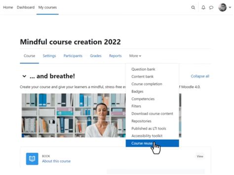 Enhanced Course Editing With Moodle 40 Mylearningspace