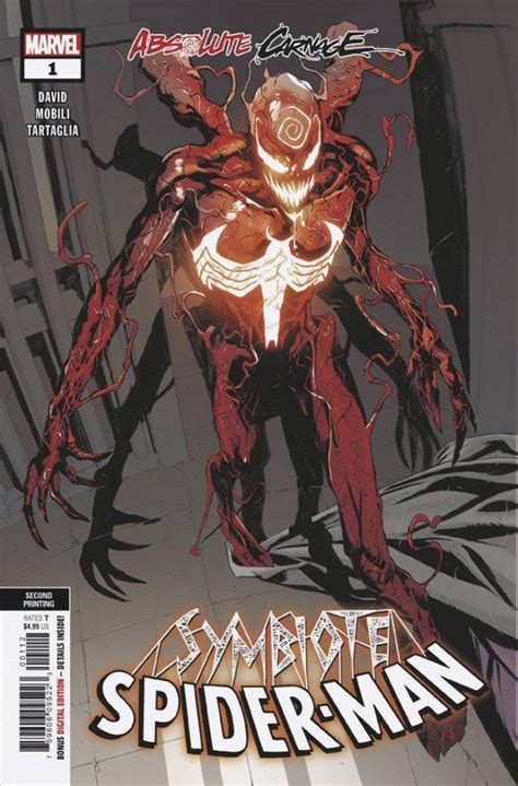 Absolute Carnage Symbiote Spider Man 2nd Print 1 2019 Prices