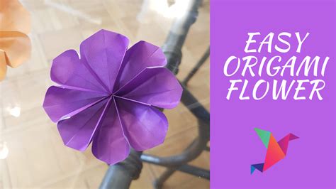 A Very Easy Origami Flower : origami